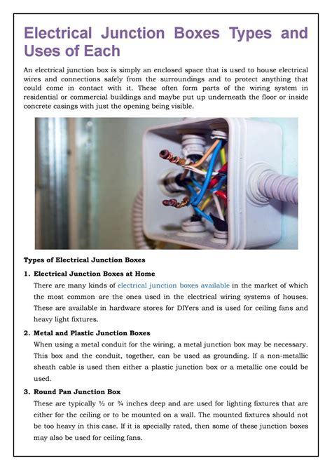 junction box movement|different types of junction boxes.